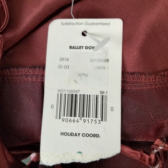 Vintage Y2K Secret Treasures Ballet‎ Gown Small Velour Satin Whimsigoth Fairy - Picture 14 of 15